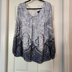 White House Black Market tunic top XL